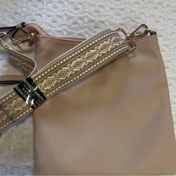 Elegant Soft Pink Crossbody Bag~ Purse is Tommy Hilfiger ~Straps Replaced - Picture 10 of 10